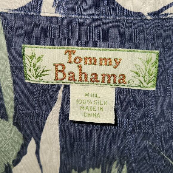 Tommy Bahama 100% Silk Aloha Hawaiian Shirt XXL - Picture 2 of 3